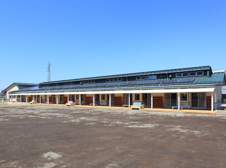 保育園　南面ファサード